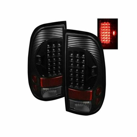 WHOLE-IN-ONE LED Tail Lights Black for 1997-2007 Xtune Ford F150 Styleside F250-350-450-550 WH3842539